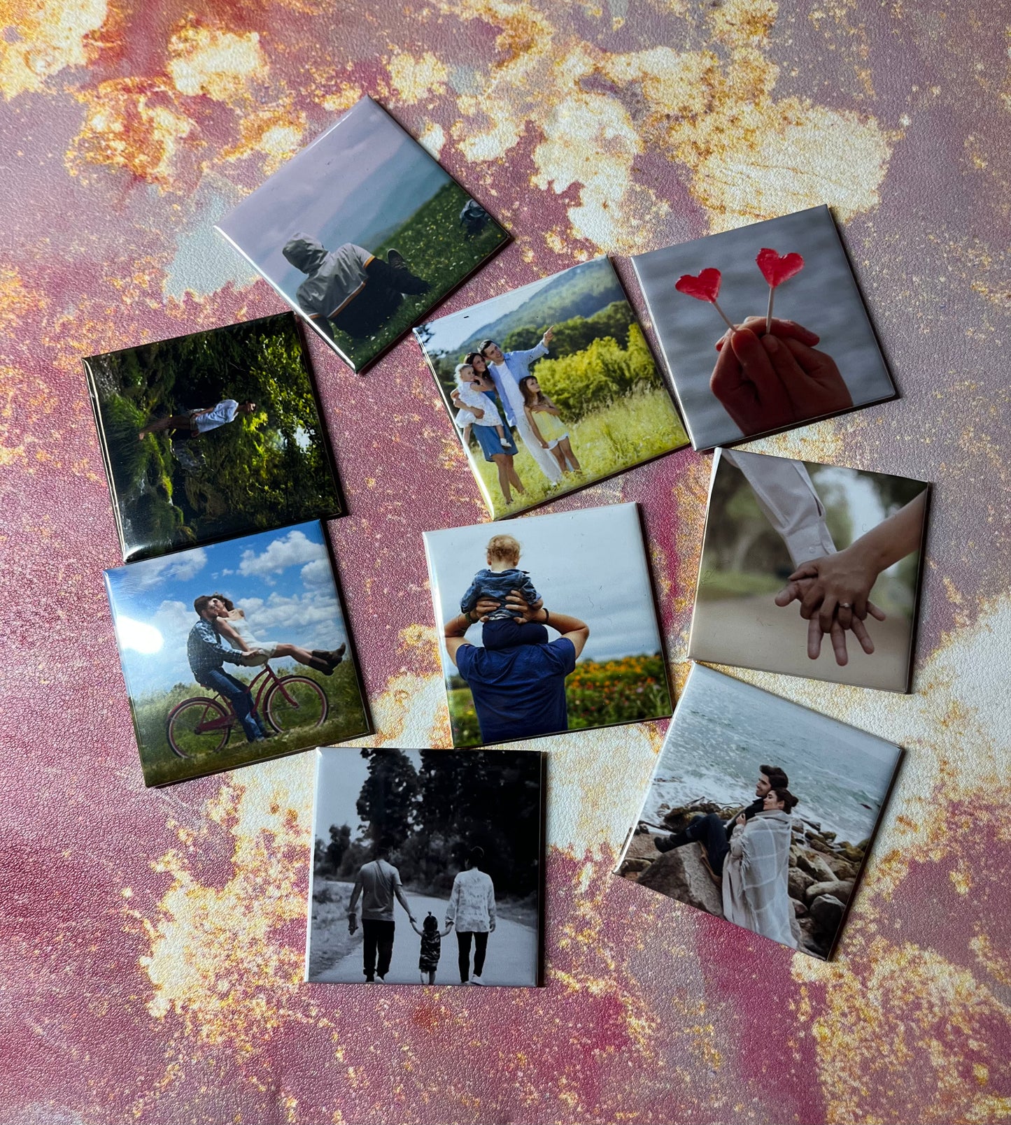 Custom square 2"x2" magnets