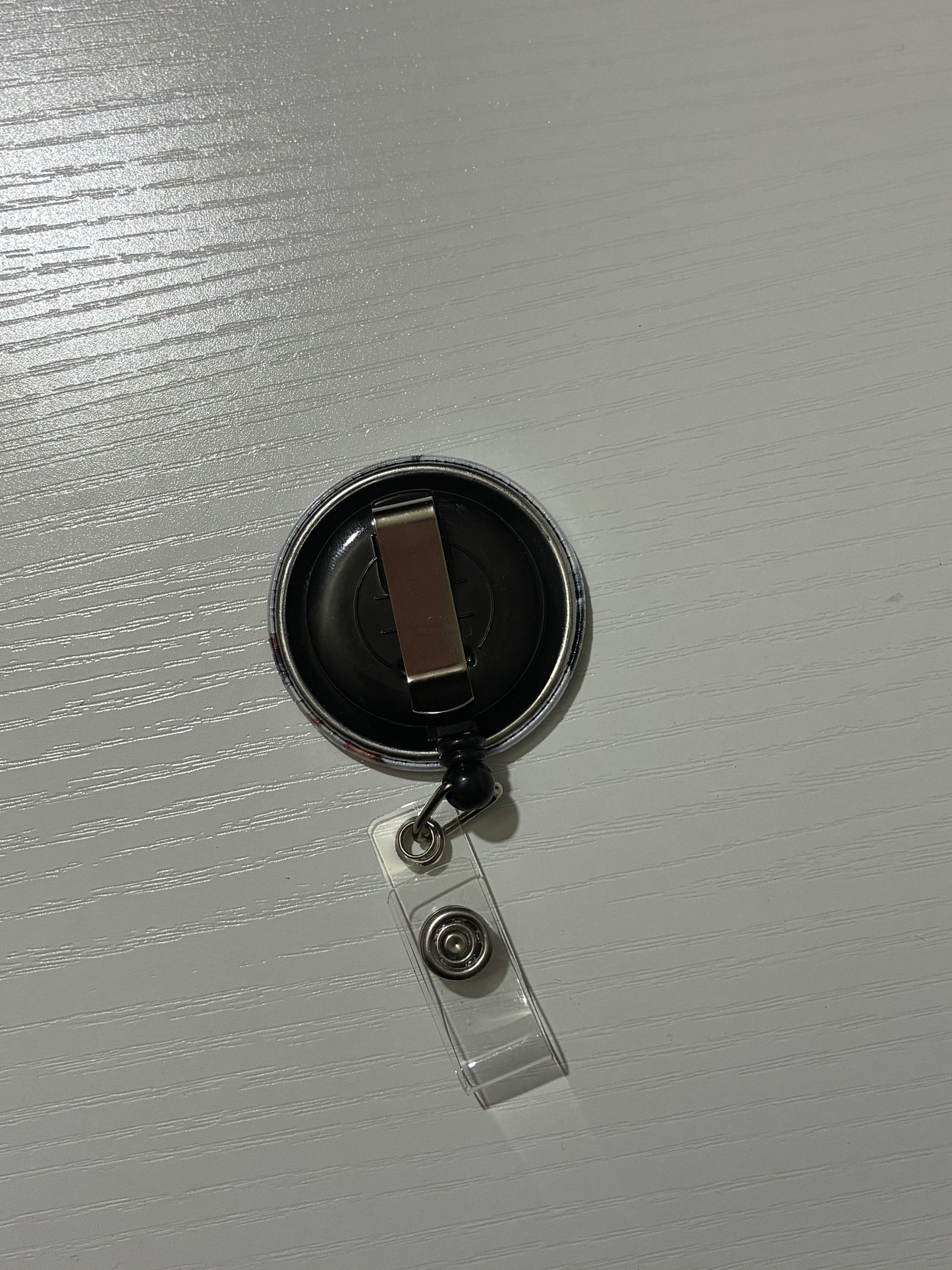 Personalized retractable badge reel