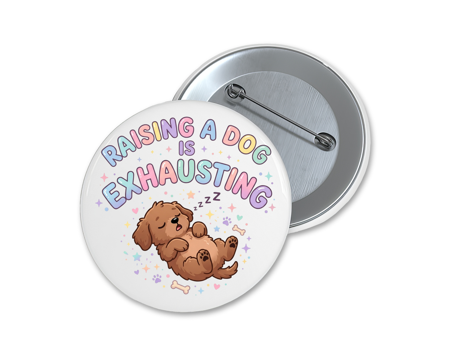 Dog lover buttons, choose your favorite(s), 1.75"