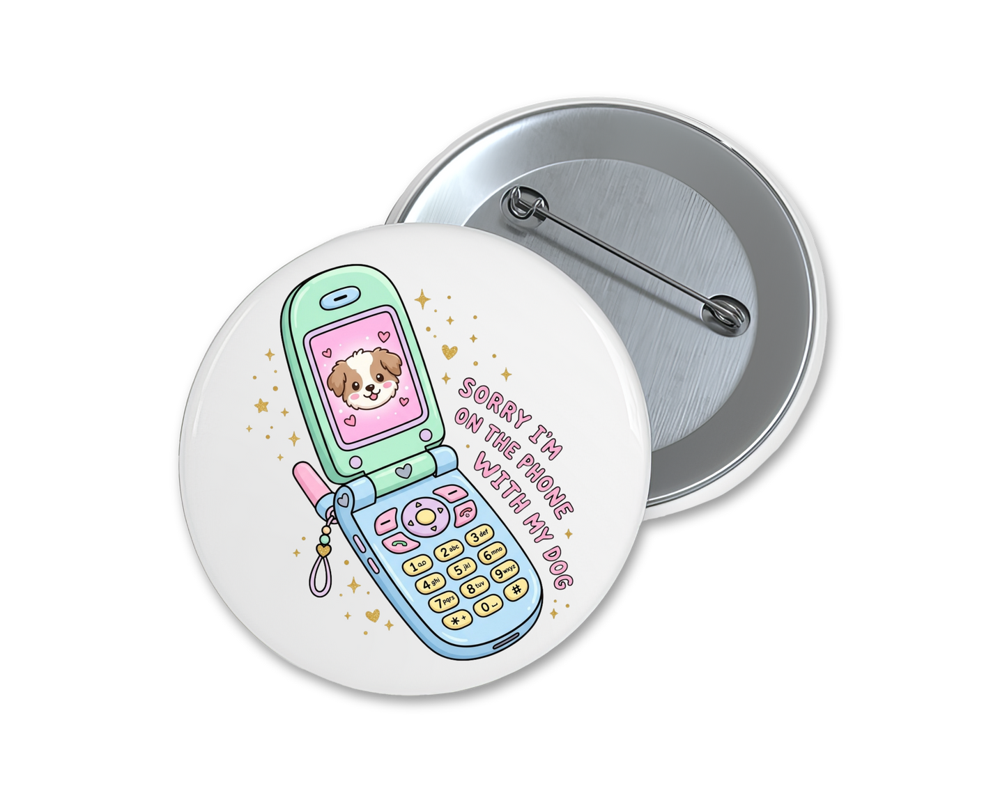 Dog lover buttons, choose your favorite(s), 1.75"