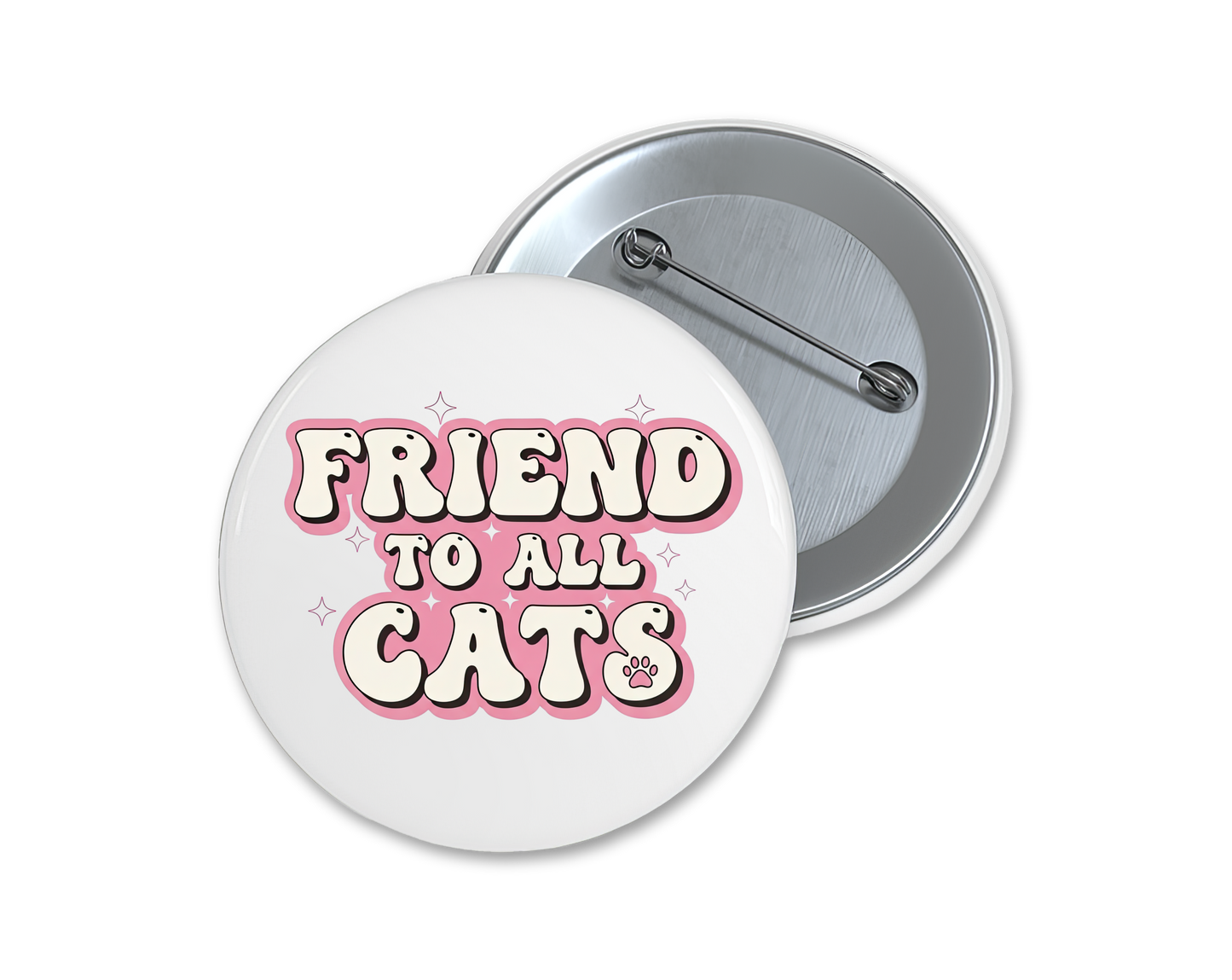 Cat lover buttons, choose your favorite(s), 1.75"