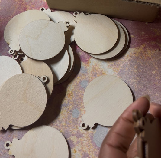 Ornament blanks for 2.25 button/magnets