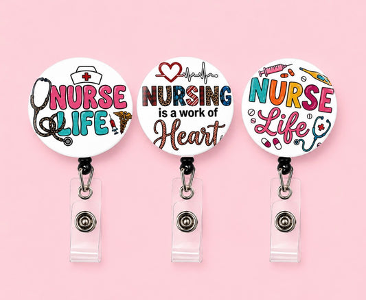 Nurse badge reels
