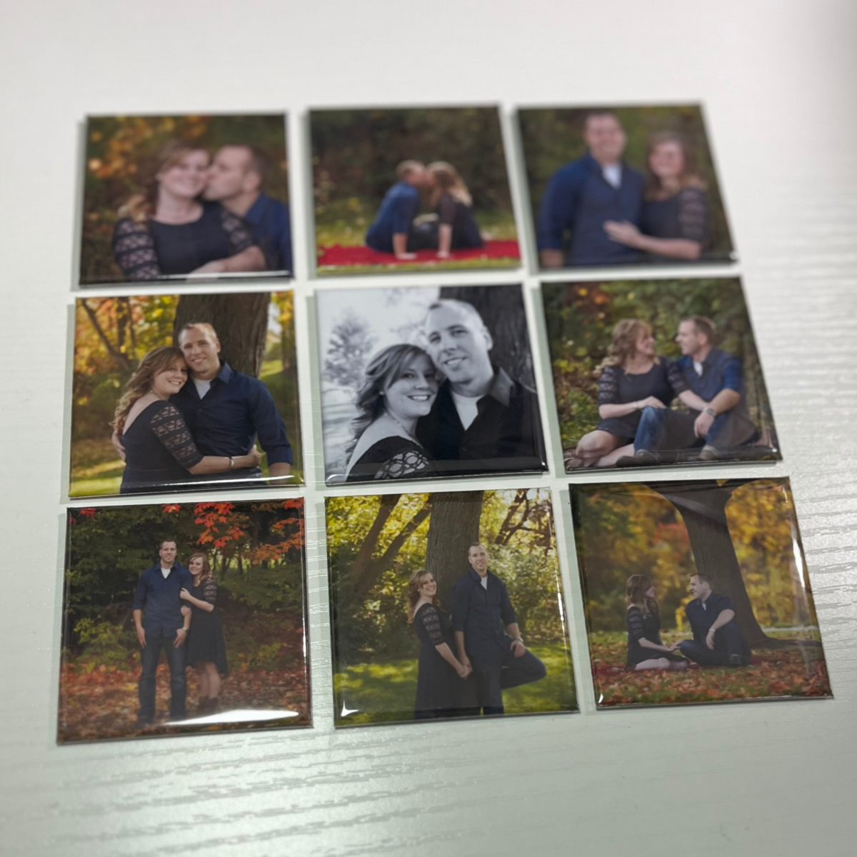 2"x2"  square custom magnets